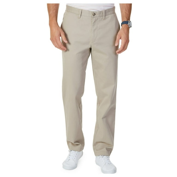 NauticaNautica Men's TRUE KHAKI Classic Fit Stretch Performance Deck Pant 38x32 - Picture 1 of 2